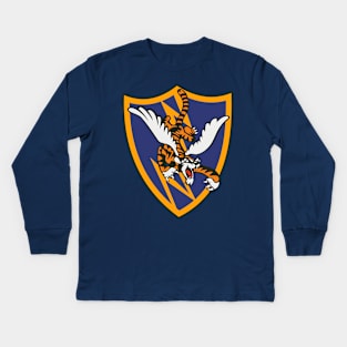 74th Fighter Squadron Kids Long Sleeve T-Shirt